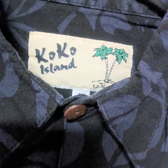 KOKO Island Men's Hawaiian Shirt Button Down Beers Medium - Picture 2 of 3